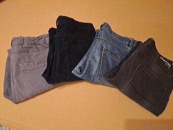 4x nohavice chlapčenské veľ. 170