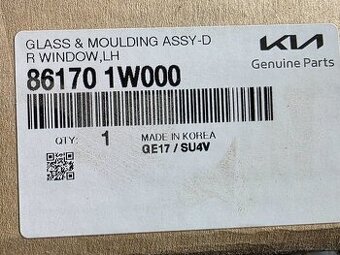 Predné bočné okno KIA RIO, HYUNDAI   861701w000