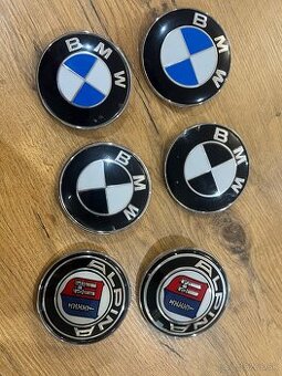 BMW znaky na kapotu a kufor