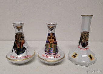 Porcelánové vázy s egyptským dizajnom