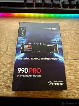 Predám nový Samsung 990 PRO M.2 SSD 4TB