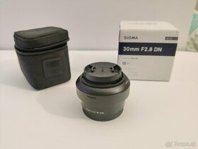 Sigma 30mm f/2.8 DN Art na Sony E-mount (nová cena)