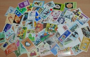 Poštové známky - 70 ks - Mix 19 - čisté
