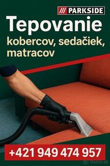Tepovanie kobercov a sedačiek