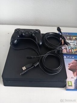 Predam playstation 4 slim s  hrami
