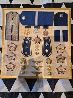 Predam plata odznakov a medailí. Železničné a Rezortné.