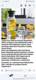 Tupperware karafa, nová