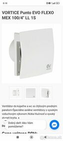 Ventilátor Punto Eco flexo mex 100/4"
