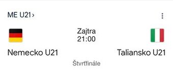 ME u 21 štvrťfinále