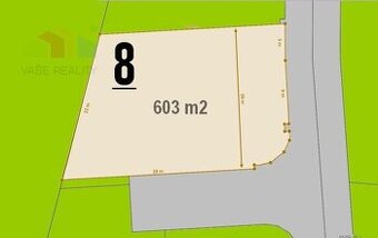 STAVEBNÝ POZEMOK 603 M² BOROVCE, okr. Piešťany /VODA, ELEKTR