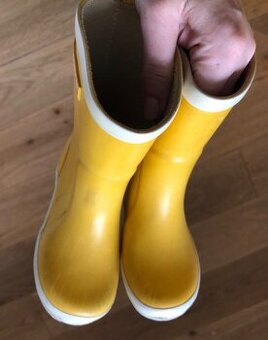 ————Žlté unisex gumáky Bergstein, 25, 3.50 E———