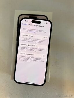 IPHONE 14 PRO SPACE BLACK 256GB ZÁRUKA - VEĽMI PEKNÝ STAV