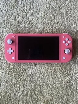 Nintendo Switch Lite-Coral,with animal crossing