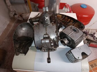Motor Jawa 05 pionier + štítok + ŠPZ