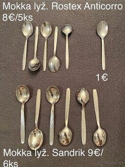 Príbor - Mokka lyžičky Sandrik, Rostex Anticorro