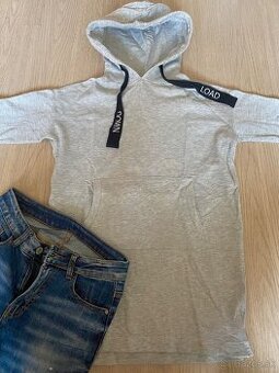 Dámska sivá mikina s nápisom