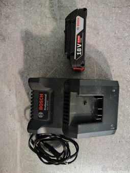 Bosch nabíjačka + baterka 18v 2ah