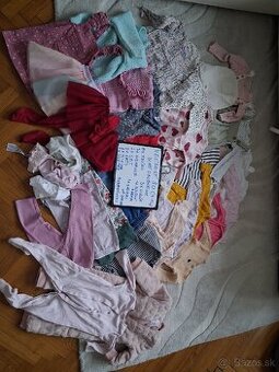 Balík oblečenia pre dievčatko veľkosť 80