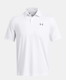 biele tričko / polo Under Armour