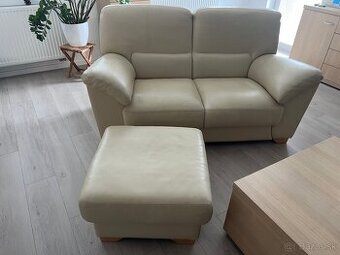 Predaj koženej dvoj sedačky