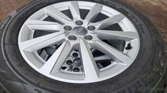 Originální alu kola Audi / VW / Škoda 5×100 + Brid