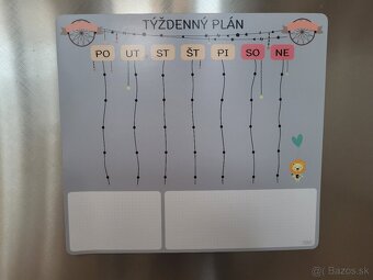 Magneticky týždenný plán s magnetkami Lyonis