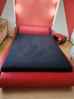 Moderná posteľ ekokoža 160x200