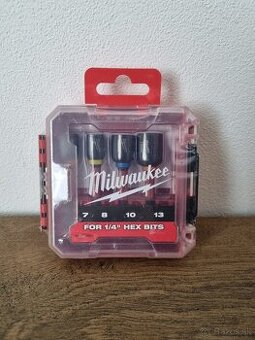 MILWAUKEE Sada magnetických nástrčných kľúčov SHOCKWAVE 4 ks