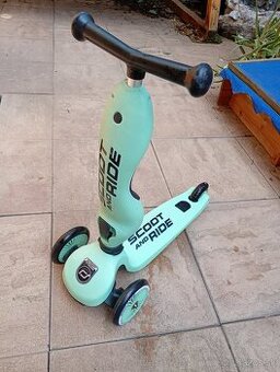 Kolobežka a odrážadlo