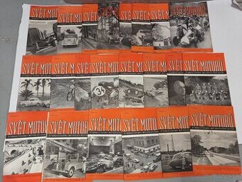 SVET MOTORÚ, vzácny 2. ročník 1948, kompletný