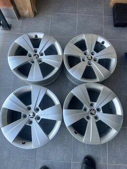Originálne disky Škoda R17, 6,5J ET41, rozteč 5x112