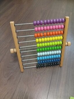 Drevené počítadlo Ikea