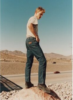 Dzinsy Wrangler Texas Regular Straight - Darkstone