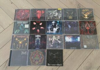 Rozpredaj zbierky metalových VHS, DVD, CD a MC s bookletmi