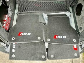 Koberčeky do AUDI RS6 S6 A6 model C8 nové - 1