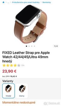 FIXED Leather Strap pre Apple Watch 42/44/45