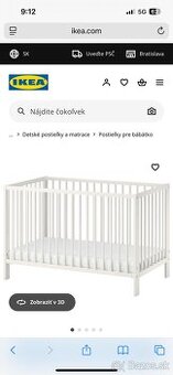 Detska postielka Ikea