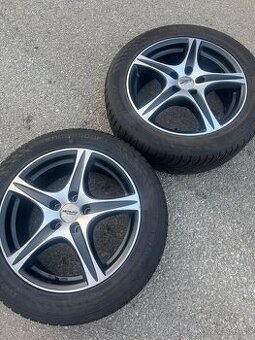 Alu Disky elektróny Zimné Pneu Nokian 215/55 R17