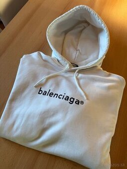 Mikina Balenciaga - biela (Originál)