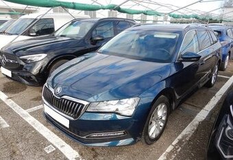 Škoda Superb combi 2021 2.0TDi 147kW DSG, modrý, odpočet DPH