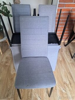 Jedálenské stoličky 6 ks, sivé 12 €/ks - 1