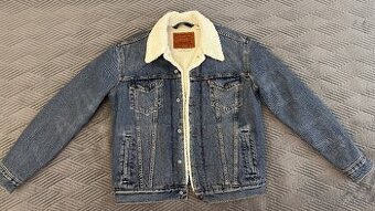 Pánska džínsová zateplená bunda LEVIS - veľkosť M