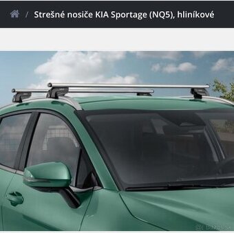 Nove Strešné nosiče KIA Sportage (NQ5), hliníkové