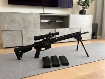 Predám AR15 Ruger AR-556, 223Rem, 18"