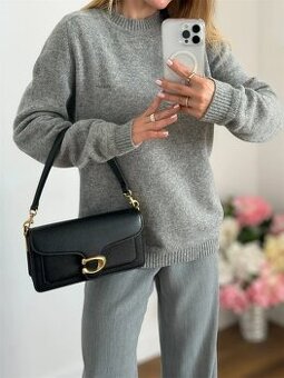 GANT sivý klasický unisex sveter zo 100 % vlny ,L/40/12