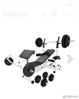 Predam novú komplet posilovaciu zostavu + závažie 100kg