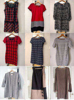 Damske oblečenie,šaty a sveter S - M,cena za kus,SPOLU ZLAVA