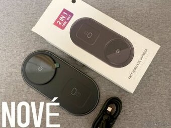 predam 2ks rovnake nove bezdrotove dualne nabijacky