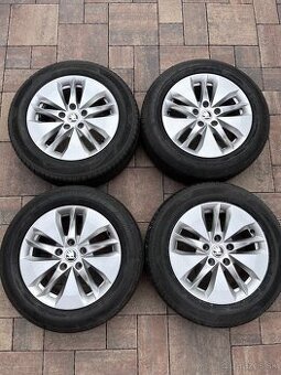Originálne hliníkové disky Škoda R16, 5x112