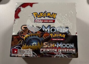 Pokemon Sun and Moon Crimson Invasion Booster Box
